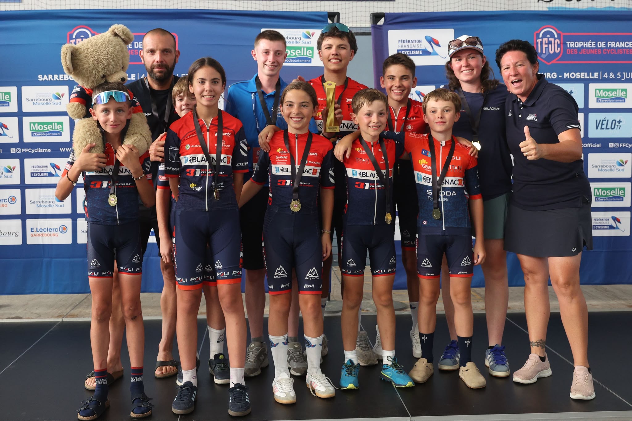 L’école de vélo est en OR à Sarrebourg pour le TFJC